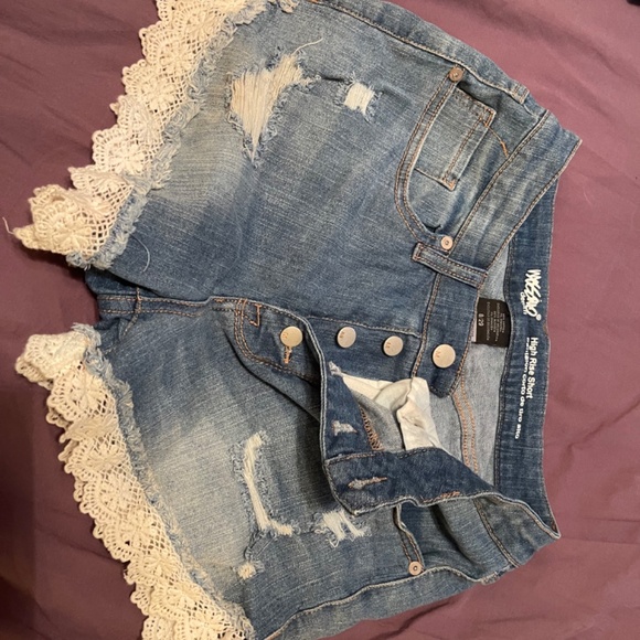 Lot of 9 pairs of jean shorts - Picture 6 of 12
